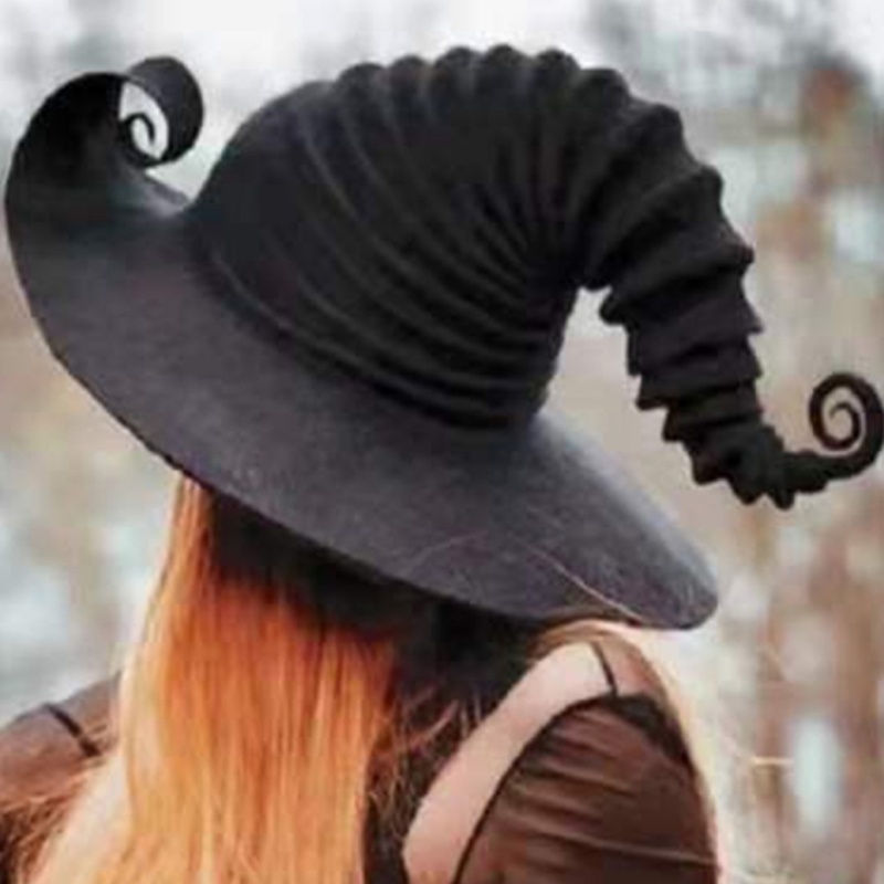 Topi Penyihir Ukuran Besar Untuk Kostum Cosplay Halloween