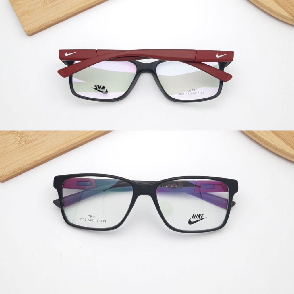  frame  kacamata  minus pria  wanita kacamata  baca nike 3315 