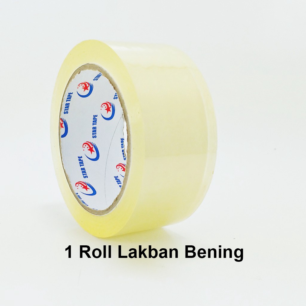 

1 UNIT LAKBAN BENING 2 INCH X 100 YARD LAKBAN 45MM 100 YARD 2 INCH 45 MICRON