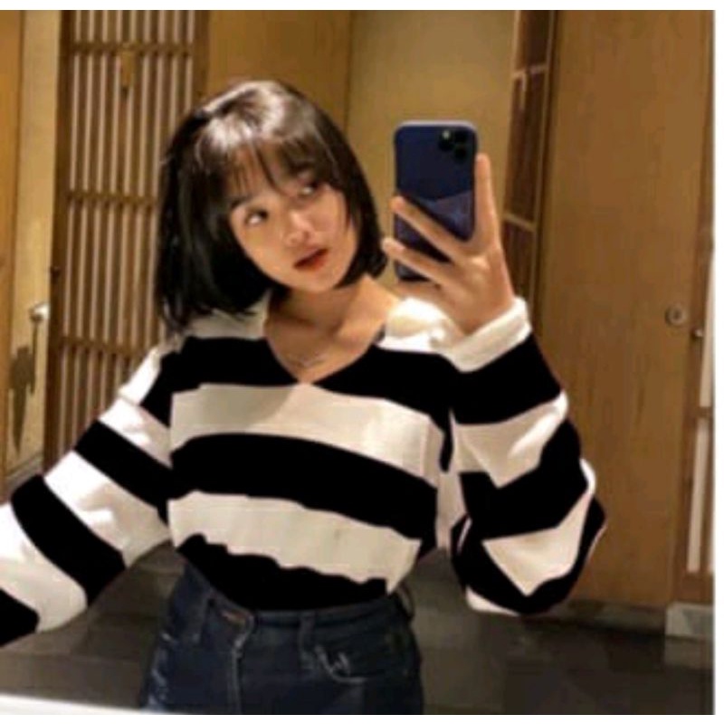 CROP PUJI/SWEATER RAJUT PUJI