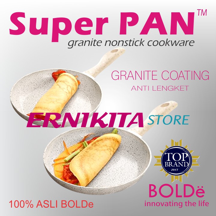 BOLDe FRY PAN 18 22 CM - Super Pan Granite Coating