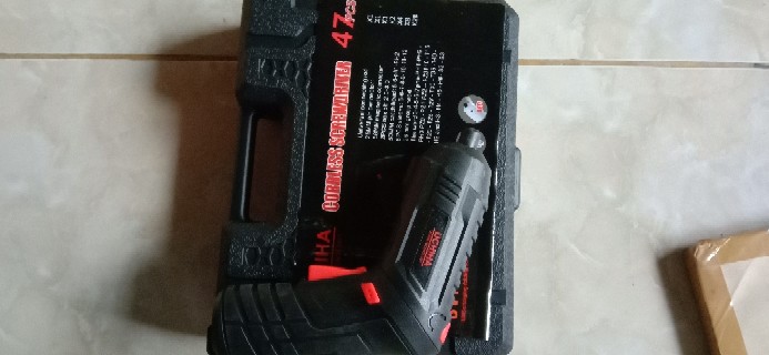 Bor Obeng Baterai Mini Cordless Screwdriver Uchiha Electric