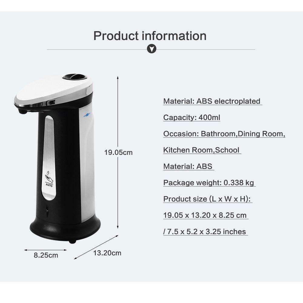 Dispenser Sabun Sensor Populer Perlengkapan Kamar Mandi Anti Karat Tanpa Sentuh Baru IR Sensor