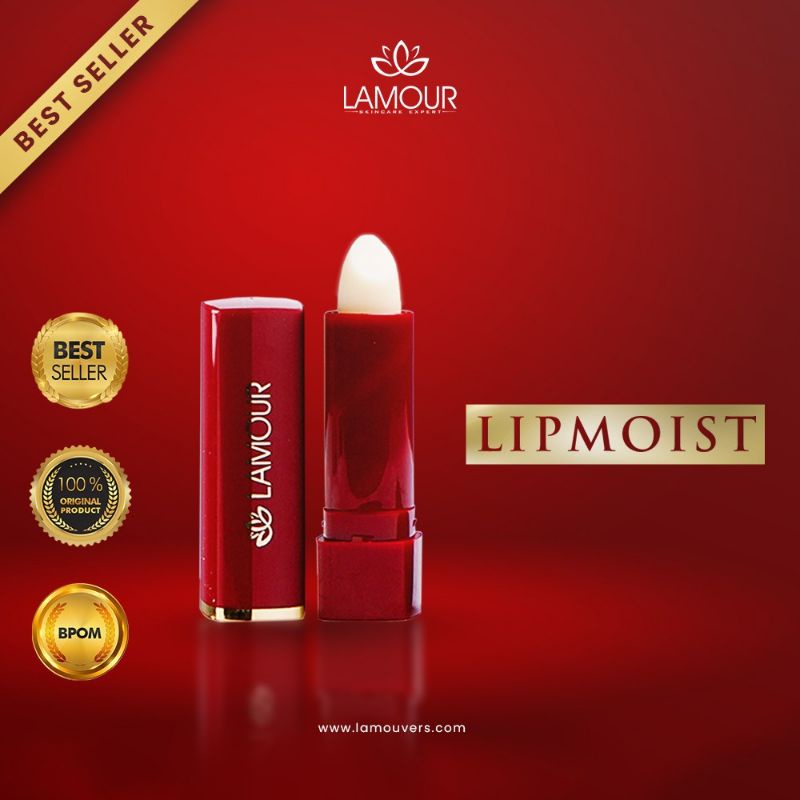Lip Gloss Bibir Pelembab Bibir | Pencerah Bibir | Pemerah Bibir Merah Alami BPOM ORIGINAL - Lamour L