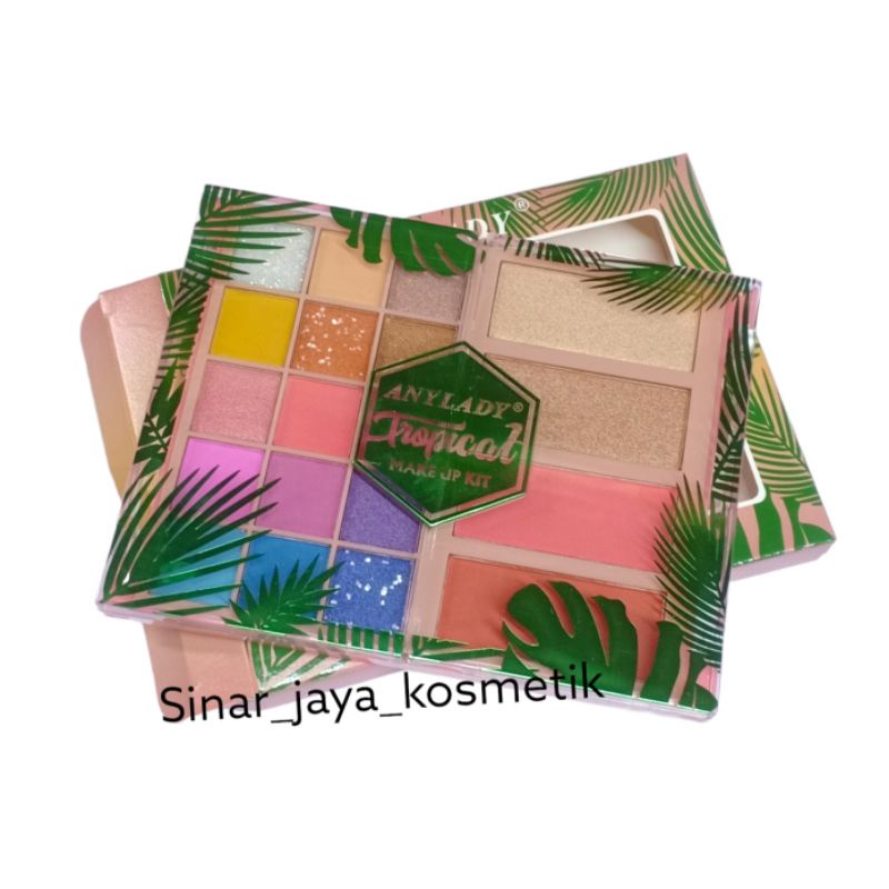 EYESHADOW Anylady Tropical Make Up Kit