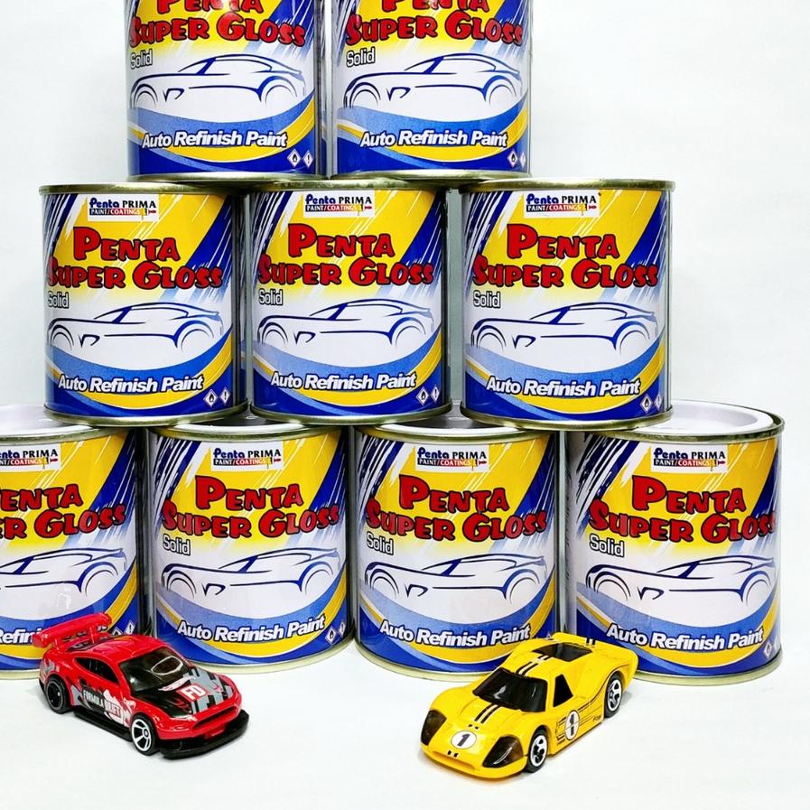 ル Cat Penta HITAM 200 gram - penta hitam - cat mobil hitam - cat penta super gloss hitam - cat motor
