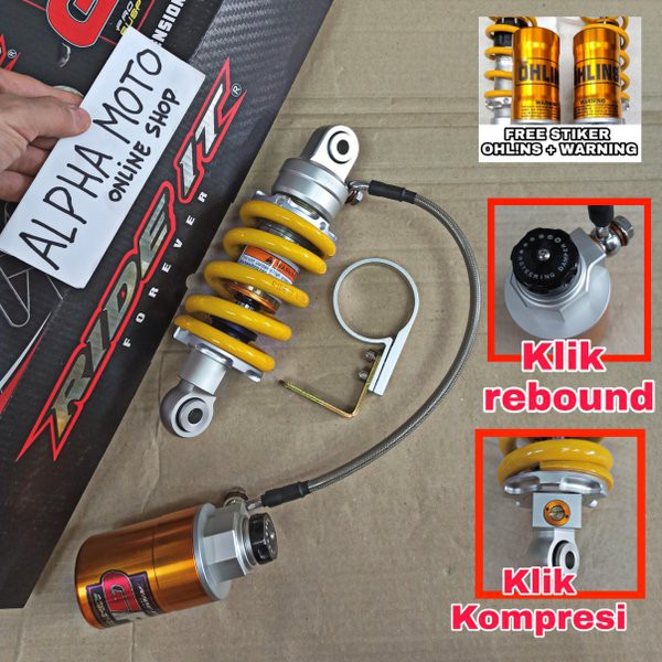 monoshock jupiter mx lama new king tabung pisah shock ride it