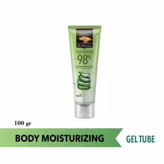 Herborist Aloe Vera Gel 98% TUBE Soothing &amp; Moisturizing 100ML