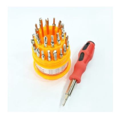 Screwdriver set tool xinrui 31in1 electro for hp laptop vga pc cpu tv etc xr-6036b - Obeng teknisi pro