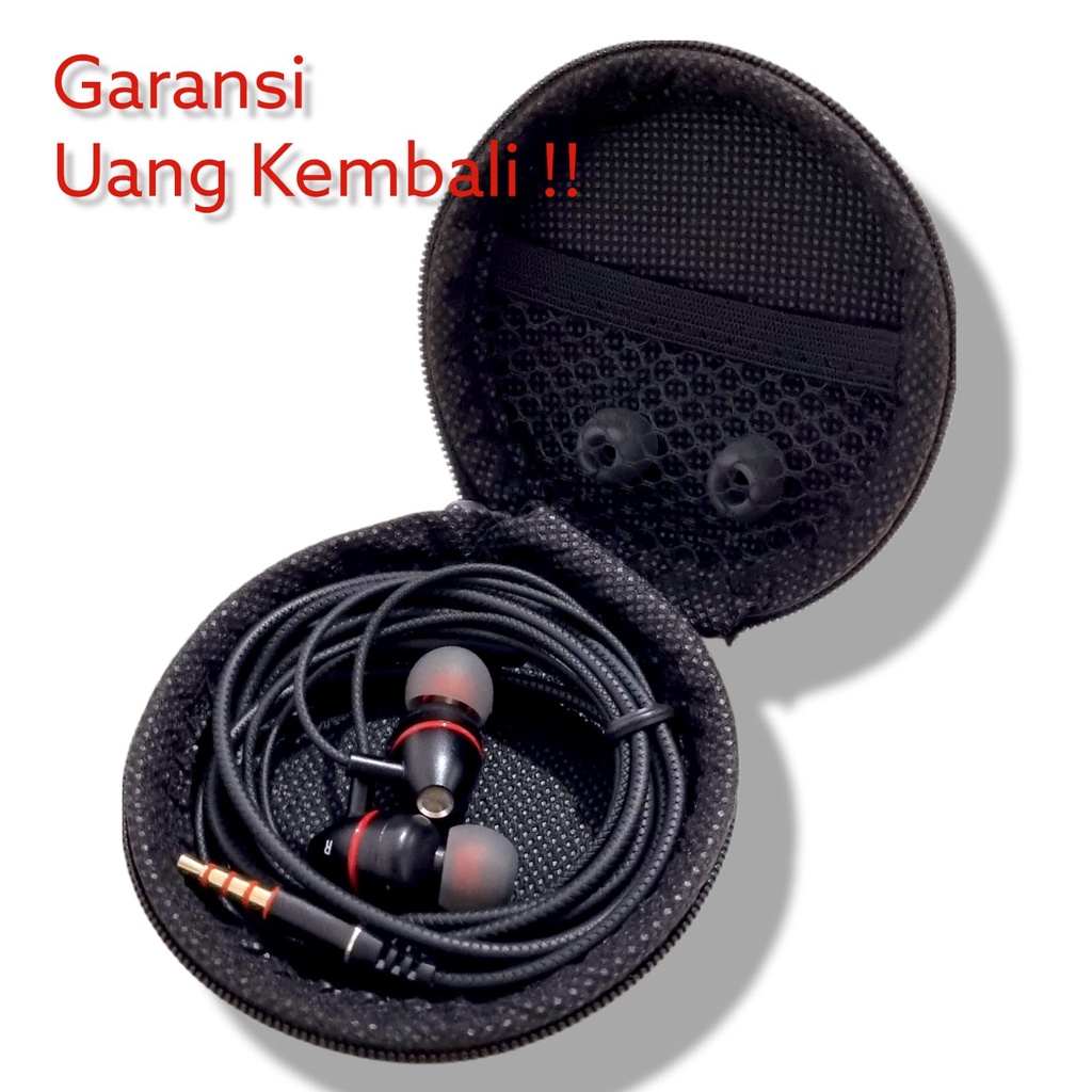 GOON Original Earphone In-Ear Hifi Stereo dengan Mic Kabel Jack 3.5mm