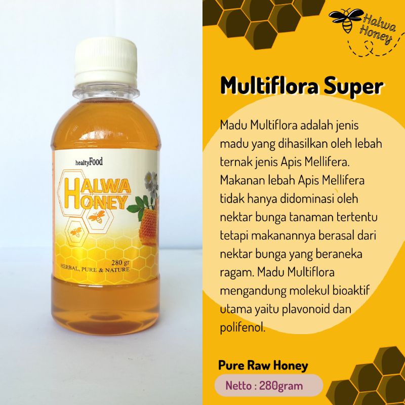 

Madu Multiflora Super-Best Quality- 100% Madu Murni