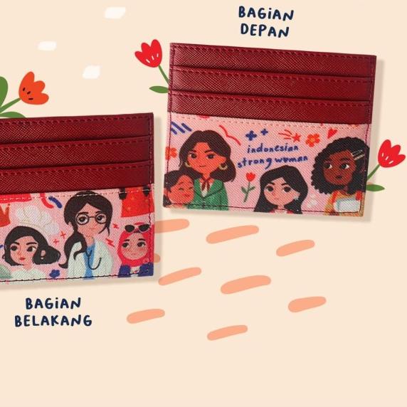 

✶ Card Case INDONESIAN STRONG WOMAN - Biru ✸