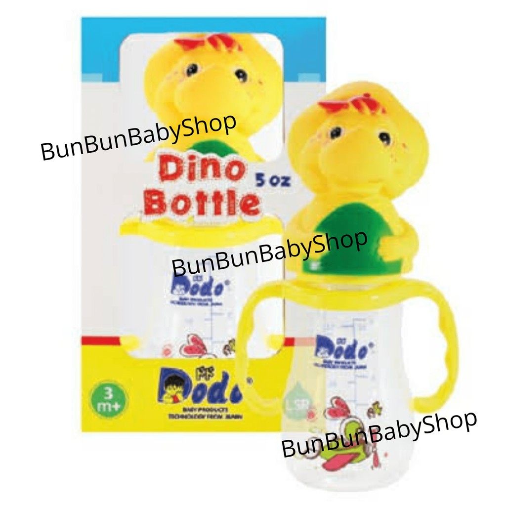 150 ML Botol Susu DODO Perlengkapan Bayi Baru Lahir Karakter DINO Lucu Perlatan Makan Baby Newborn