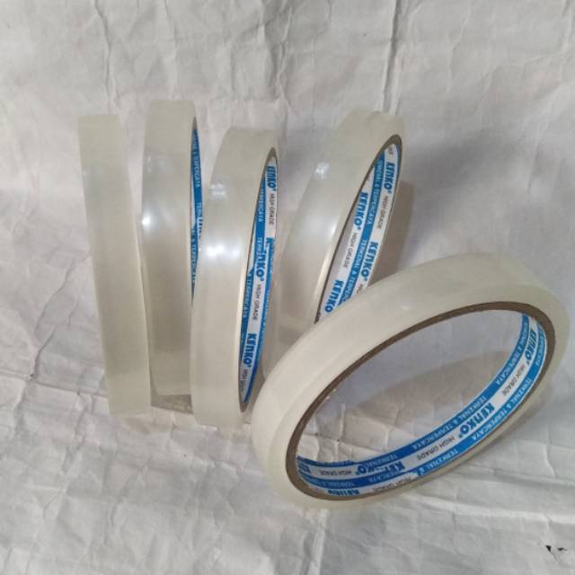 

Isolasi Bening Stationery Tape 1/2 Inch Kenko Solasi Selotip 3 Core.