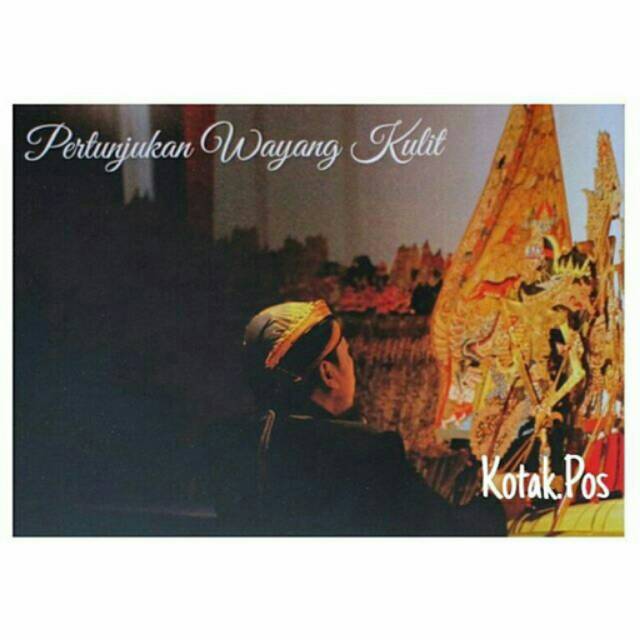 

PERTUNJUKAN WAYANG INDONESIA BUDAYA KHAS KARTU POS POSTCARD POSTCROSSING SURAT FILATELI MURAH GROSIR