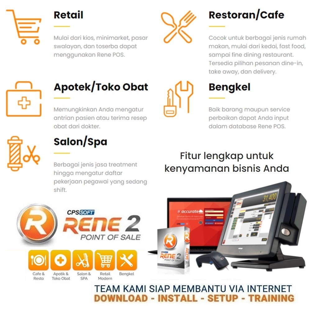 SOFTWARE KASIR TOKO RENE2 POINT OF SALE (POS)