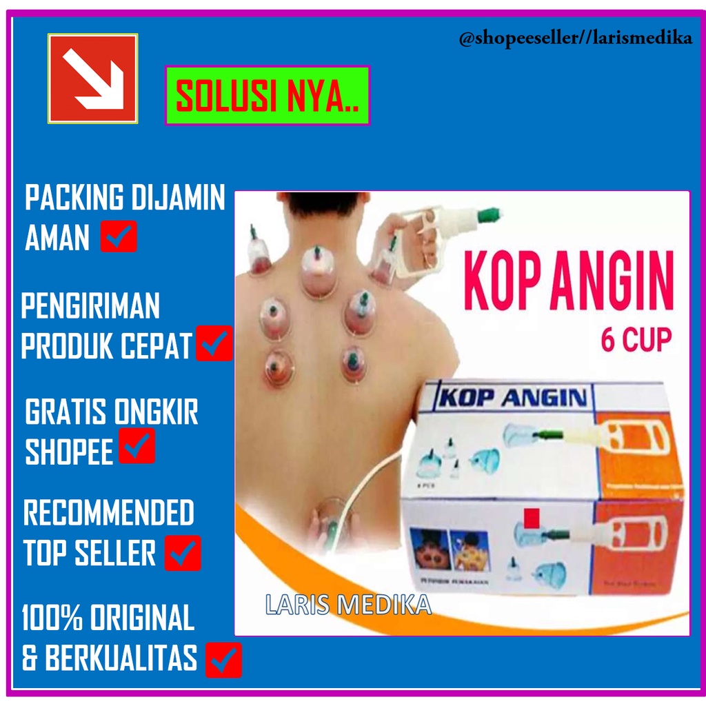 ALAT BEKAM KOP ANGIN BEKAM 6IN1 ORIGINAL + FREE PACKING BUBLE WRAP / ALAT BEKAM KOP ANGIN BEKAM