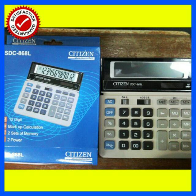 

Kalkulator citizen SDC-686L