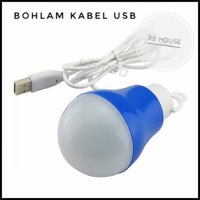 Emergency Bohlam Lampu LED USB Kabel