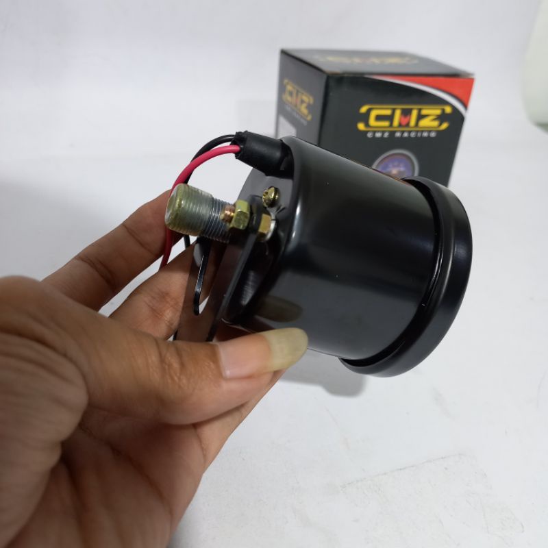 Speedometer CB Jarum Polos Hitam CMZ Spidometer Analog Variasi Universal