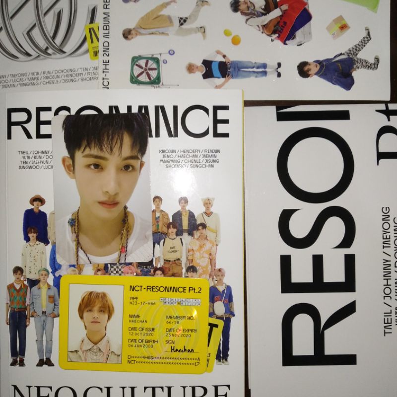 Pc Winwin Id Haechan Departure Photocard NCT 2020