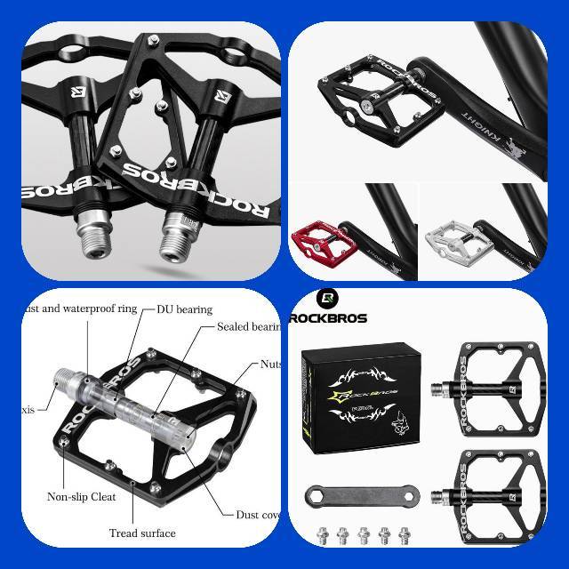ROCKBROS Pedal Sepeda Alumunium Alloy