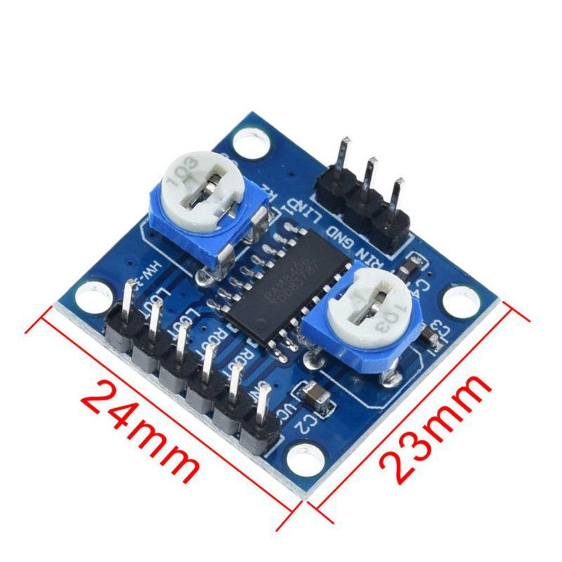 PAM8406 Digital Amplifier Board With Volume Potentiometer 5Wx2