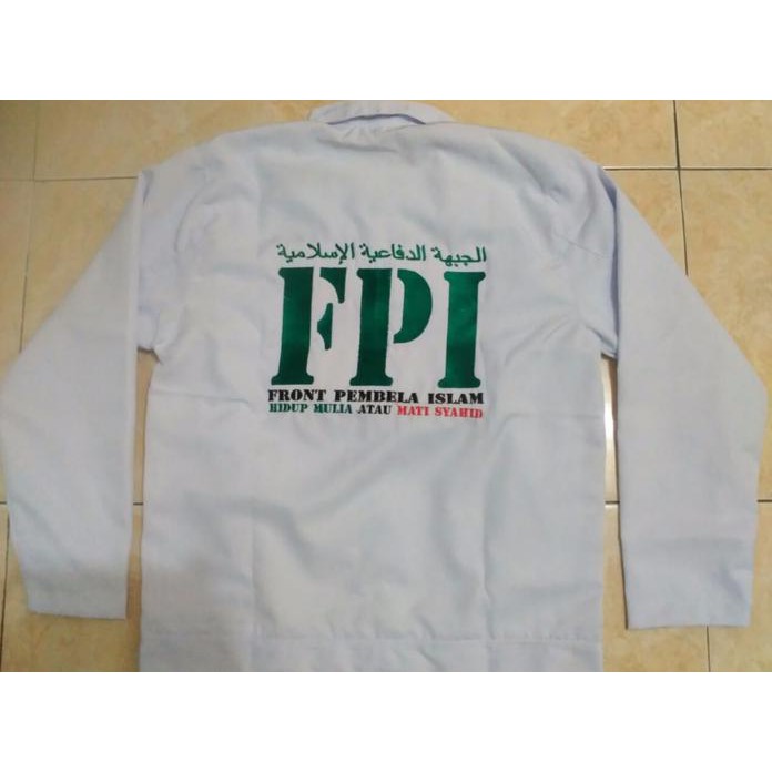 Jaket Fpi Putih