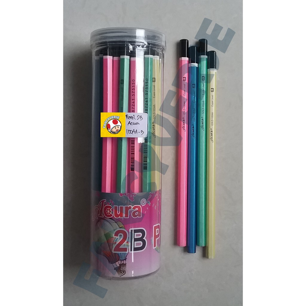 

Pensil 2B Acura 100AA-3 Hexagon Body / Pencil