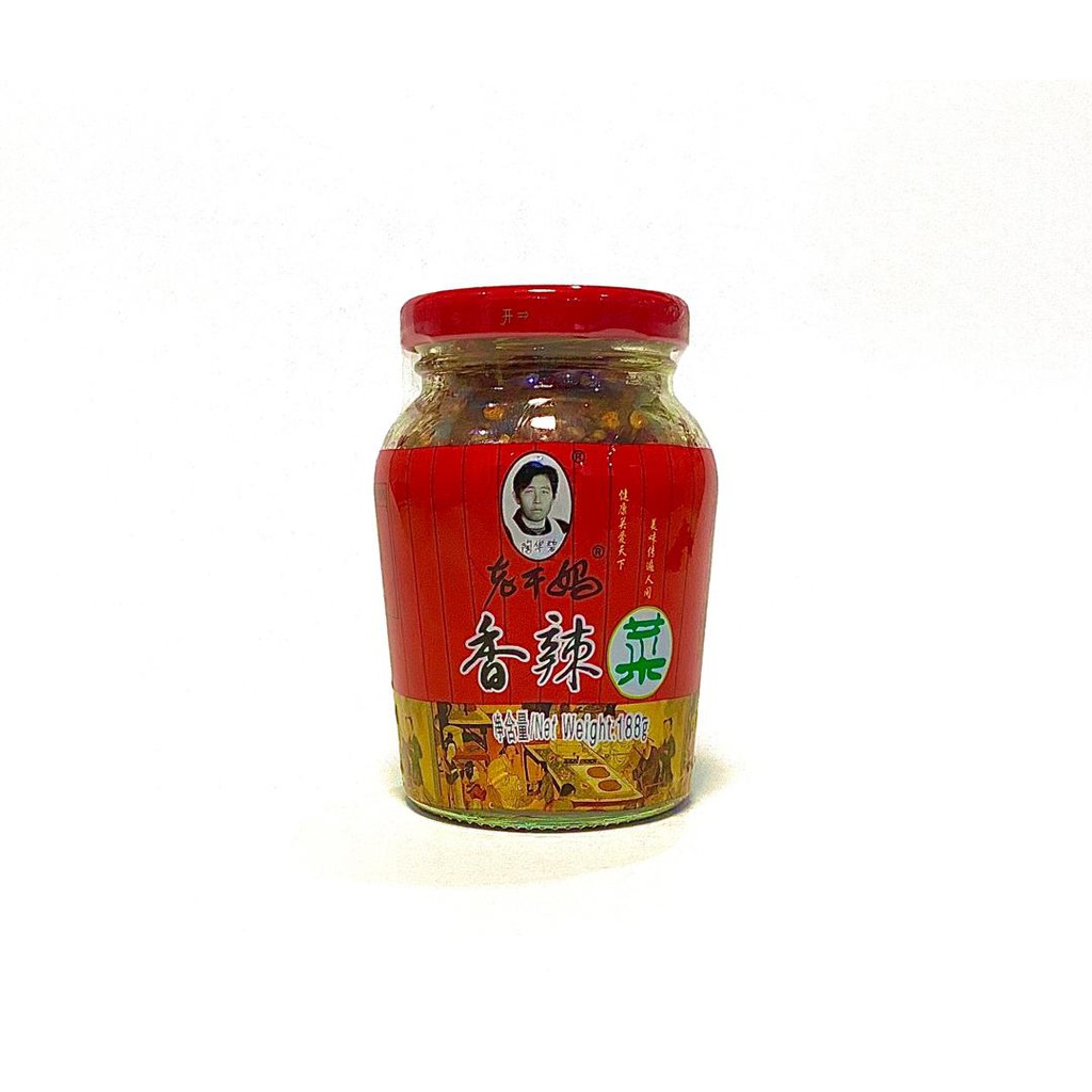 Lao Gan Ma Chili Chinese Cabbage Vegetable/Laoganma Xiang La Cai 188gr