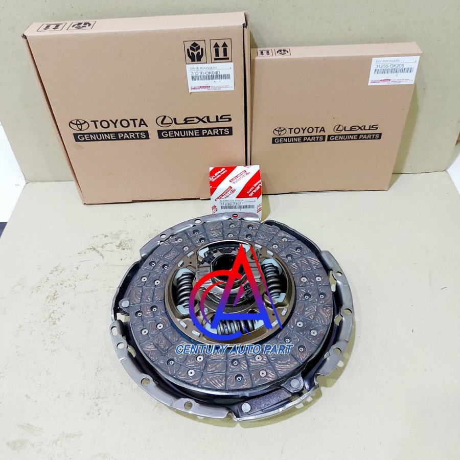 KOPLING SET FORTUNER DIESEL 2.5 HILUX 2.5 2KD ORI GARANSI