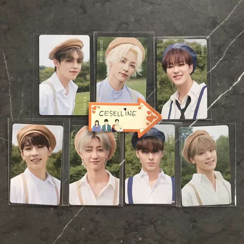 SEVENTEEN - An Ode Album HMV Beret Photocard Dino (Clearance Sale)