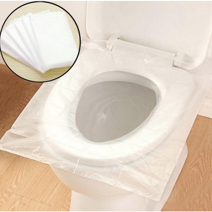 A224 TOILET SEAT COVER penutup travel travell kamar mandi disposable alas duduk closet kloset perlengkapan rumah dissposable plastik bersih kebersihan murah termurah dudukan tempat dispenser kotak sabun rak kabinet mandi bathtub spray shower sikat tirai