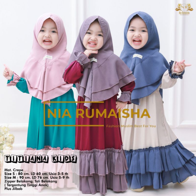 RESTOCK//TITIANA KIDS//GAMIS ANAK