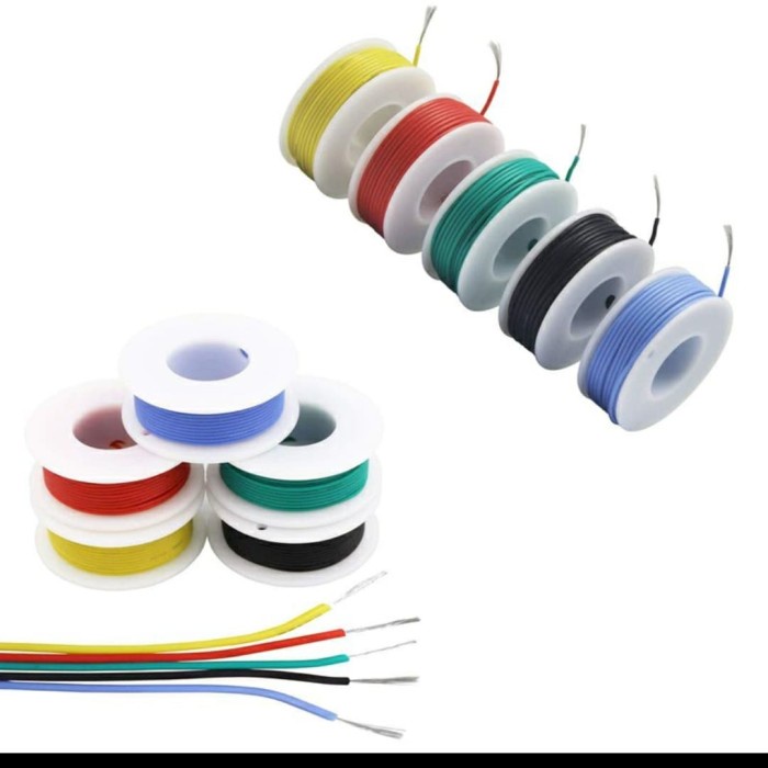 MURAH kabel silikon Silicon cable 20AWG / silicone silikon 20AWG 1 roll 6M