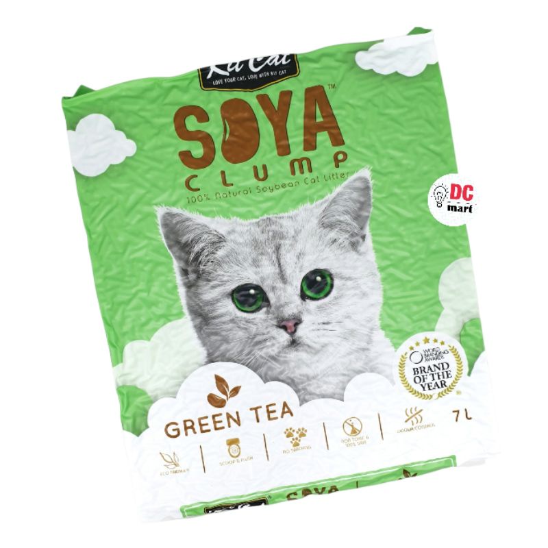 Kit Cat SOYA CLUMP 7L / Cat Litter KITCAT / Pasir Gumpal Hewan Kucing