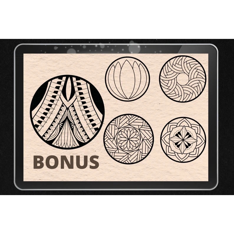 Procreate Brush - Polynesian Tattoo Stamp Procreate