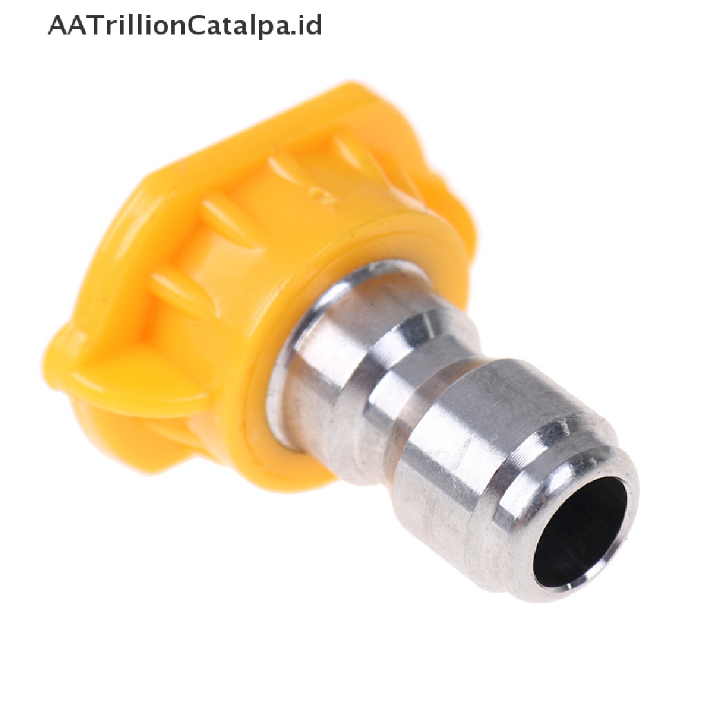 Aatrillioncatalpa 5pcs / Set Nozzle Spray Tekanan Tinggi 1 / 4 &quot;Quick Connect Untuk Aksesoris Mesin Cuci