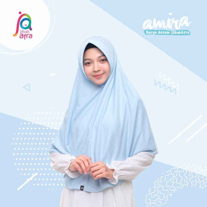 *obral**   Bergo Antem Kaos Instan AMIRA ukuran XL | Jilbab Afra   _hijab segi empat