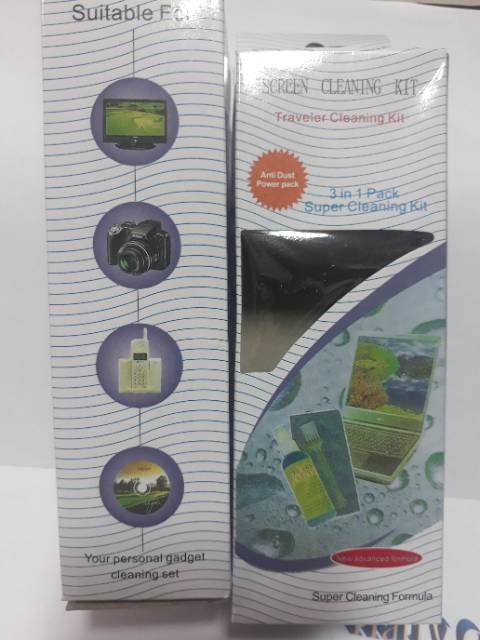 Cleaning kit cairan spray untuk layar lcd,camera,tv laptop komputer