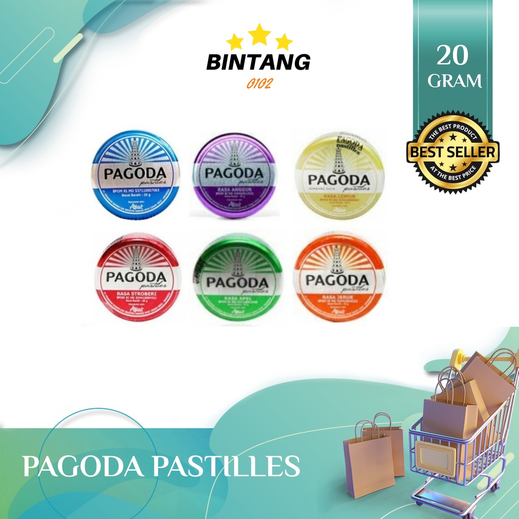 

Permen Pagoda Pastilles 20 Gram - All Variant