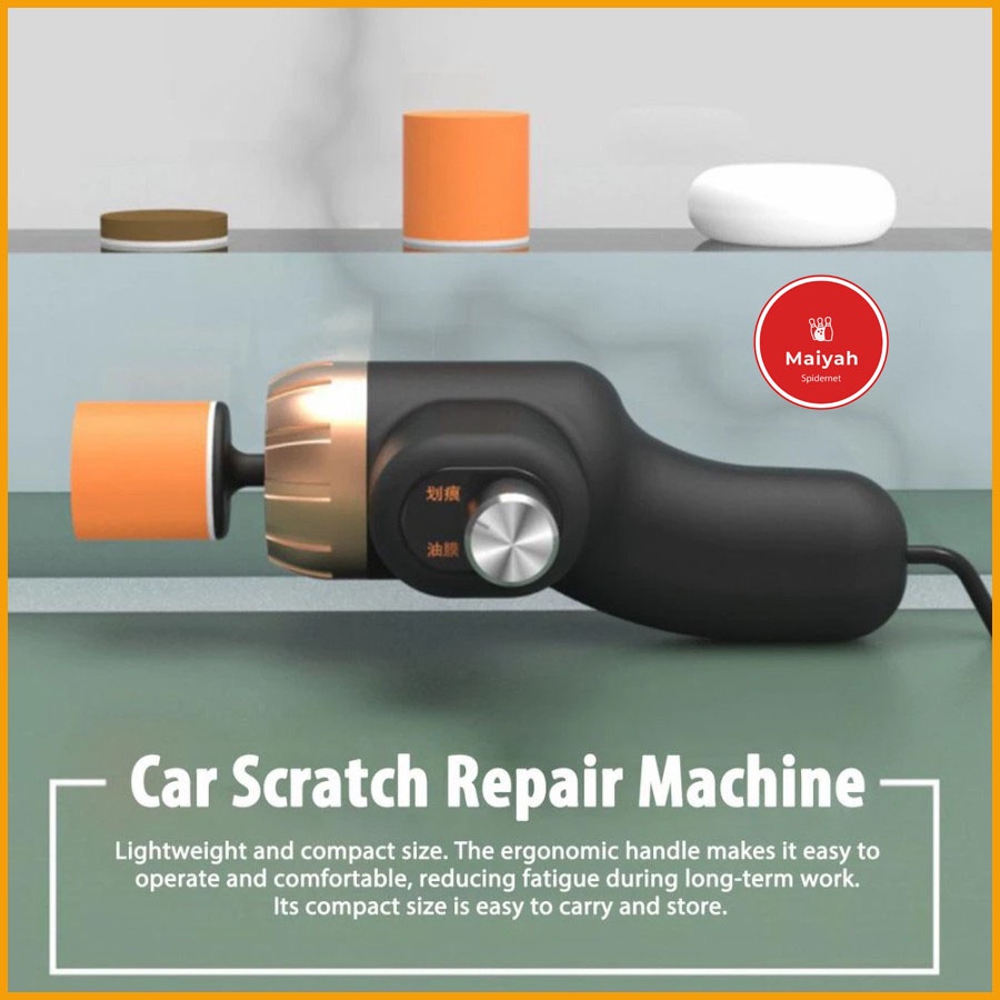 Set Mesin Alat Poles Polish Wax Perbaikan gores Lecet cat body Mobil polis Listrik Polisher Cleaning