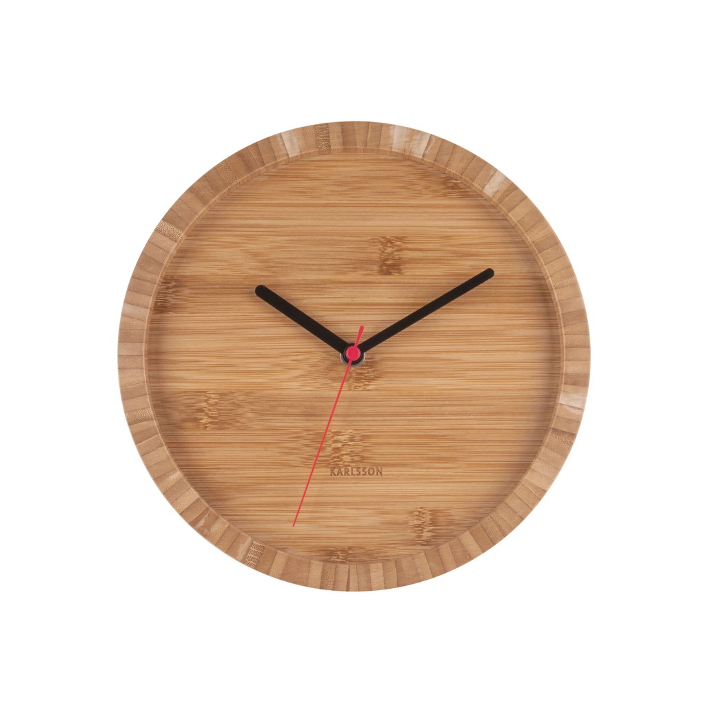 Jam Dinding Karlsson Wall Clock Tom Bamboo D 26cm Shopee Indonesia