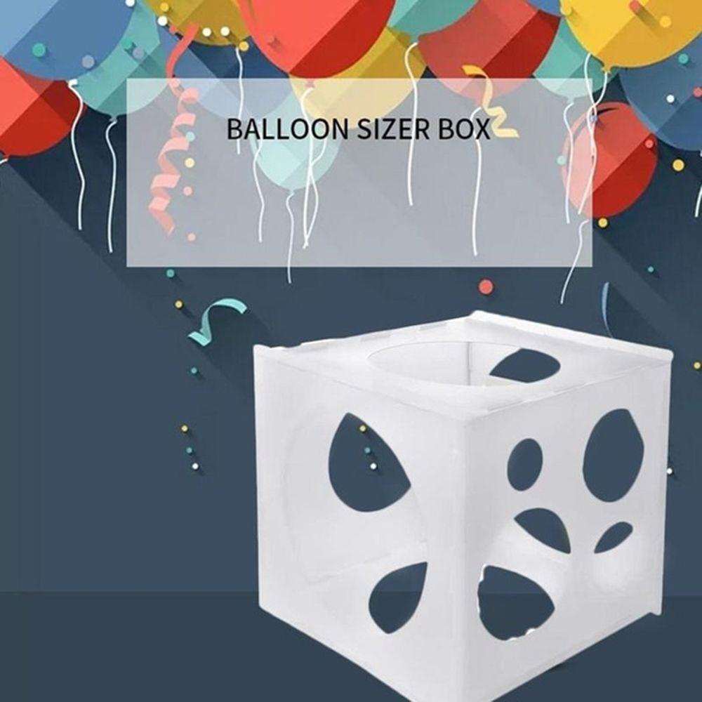 Solighter Balloon Sizer Box Hot Alat Ukur Ulang Tahun Pernikahan