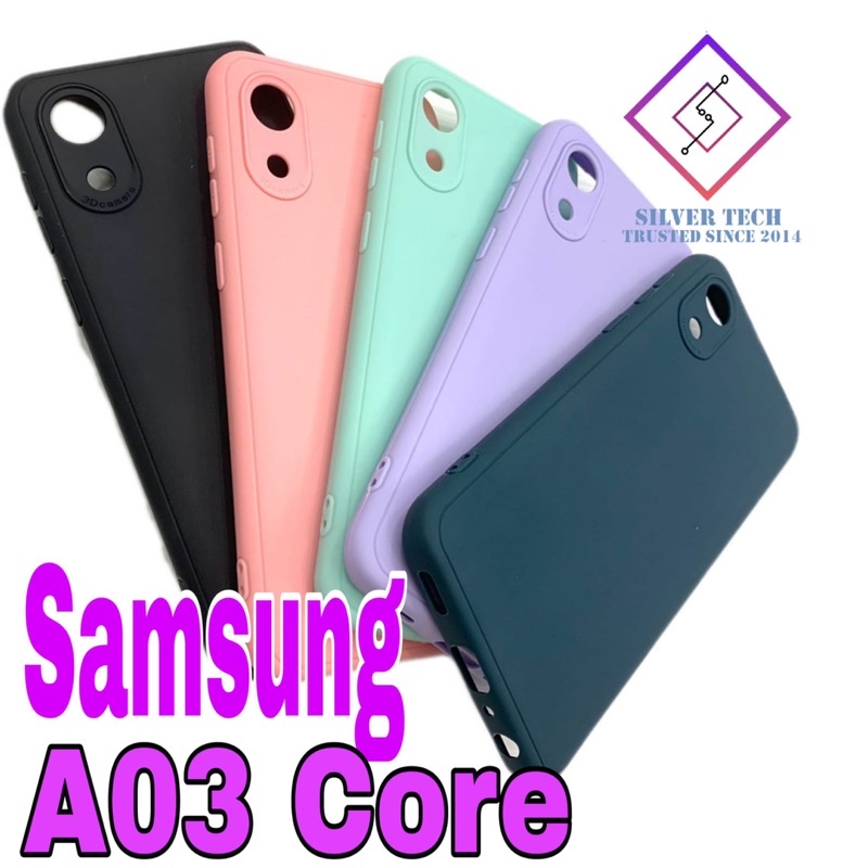 Silvertech Silikon warna Samsung A03 Core Silikon Case Kesing softcase Case Hardcase Accesories A03 Core A03core