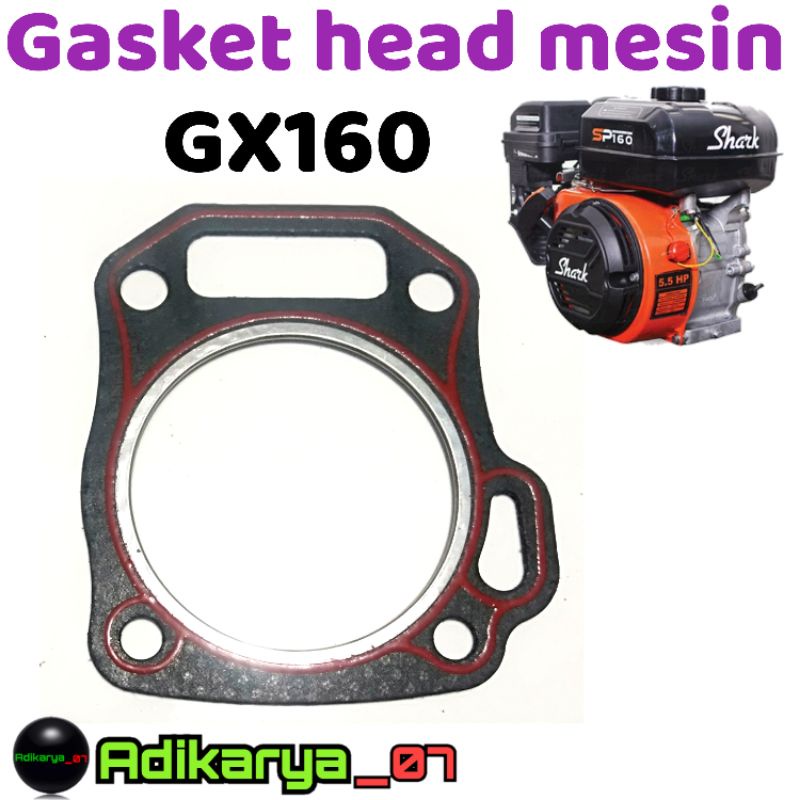 Paking gasket head GX160 paking kop diesel GX160 GX200 paking head genset 2000 3000 watt