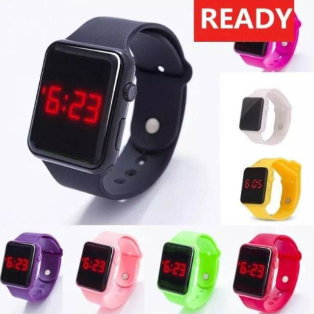 169 Jam Tangan Digital LED Apple Jam Tangan Sport Digital Korea Fashion