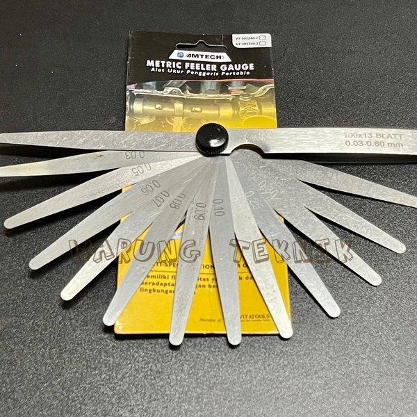 Terlaris Thickness Gauge / Fuller / Filler Gauge 13 Blades Untuk Motor Termurah