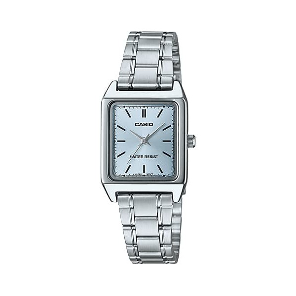 GS250 Fashion pria wanita JAM TANGAN CASIO ORIGINAL TALI RANTAI LTP-VOO7D-2E SALE Termurah