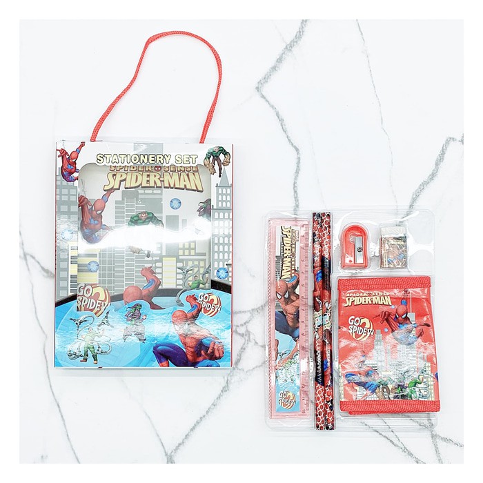 

Alat tulis set Dompet Spiderman dan minions -mh